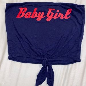 Baby girl tube top